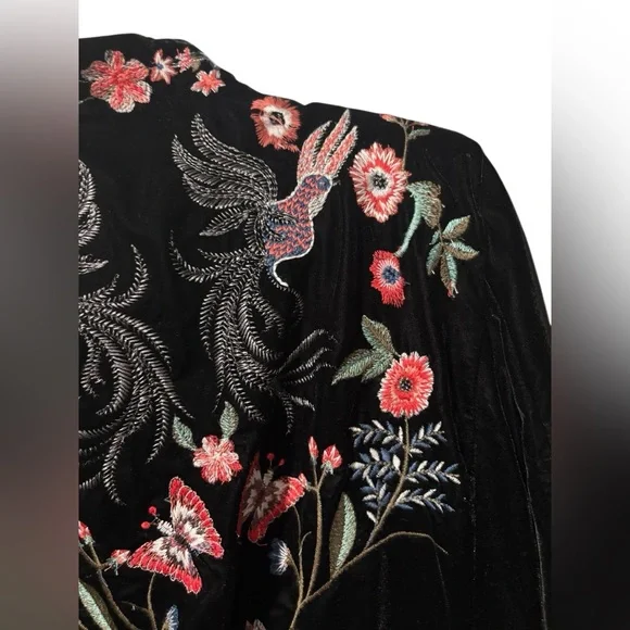 Zara Floral Embroidered Blazer - Picture 9 of 13